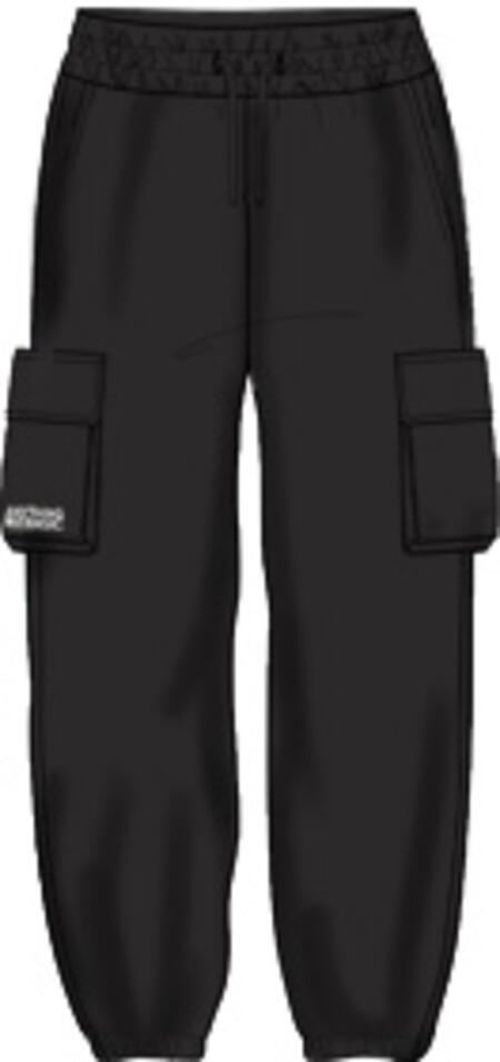 Pantalone sportivo per ragazzi NERO-0658