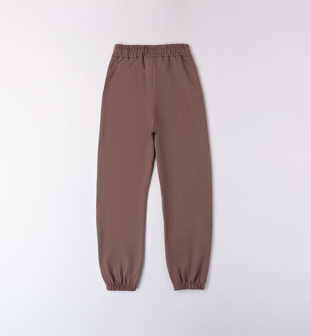 KNITTED TROUSERS  CACAO-0641