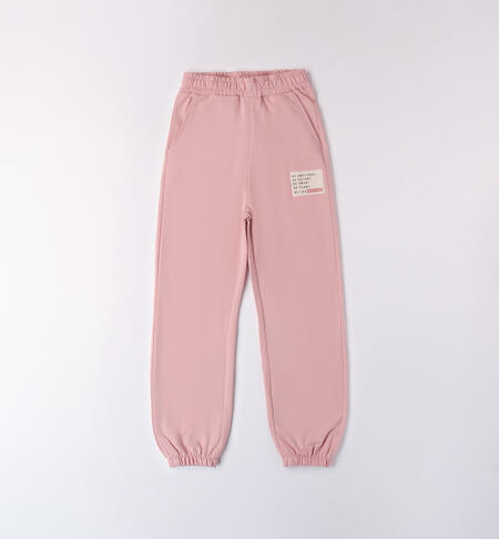 KNITTED TROUSERS PINK