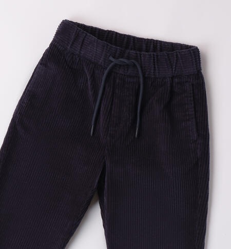 Boy's pants with elastic NAVY-3885