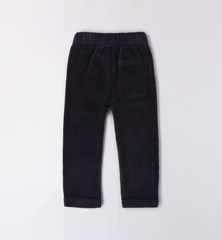 Boy's pants with elastic NAVY-3885