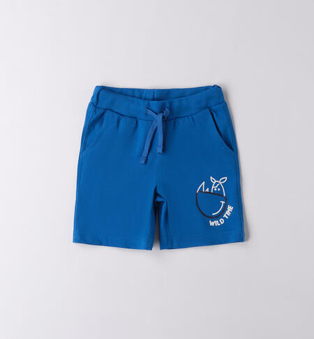 Pantaloni bambino corti AZZURRO