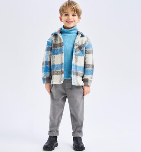 Children's pants iDO GRIGIO MELANGE-8995