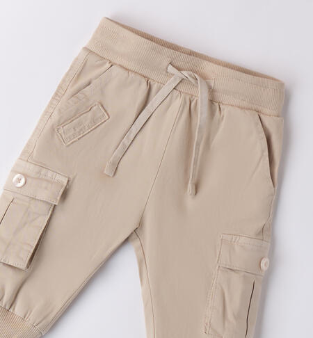 Newborn Trousers BEIGE-0172