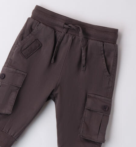 Newborn Trousers GRIGIO SCURO-0566