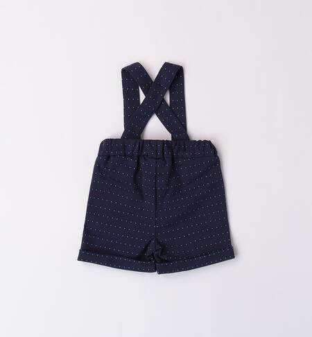 Newborn Pants with Braces NAVY-3854