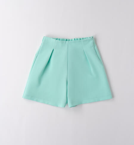 Pantaloni corti eleganti ragazza VERDE