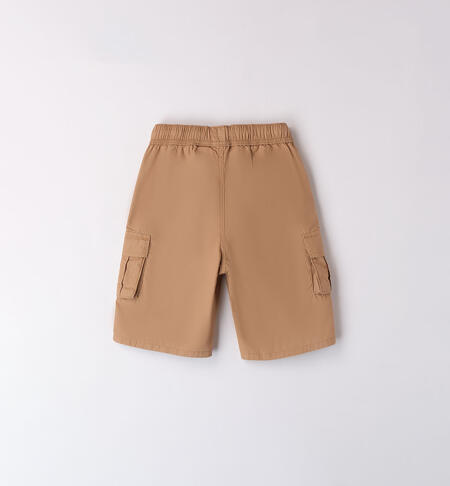 Pantaloni corti ragazzo BEIGE-0747