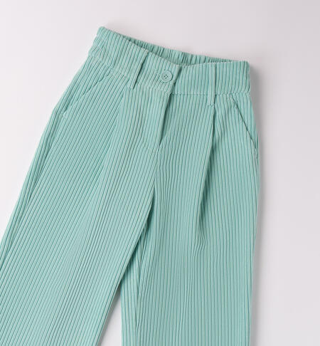 Pantaloni da ragazza iDO DARK MINT-4143