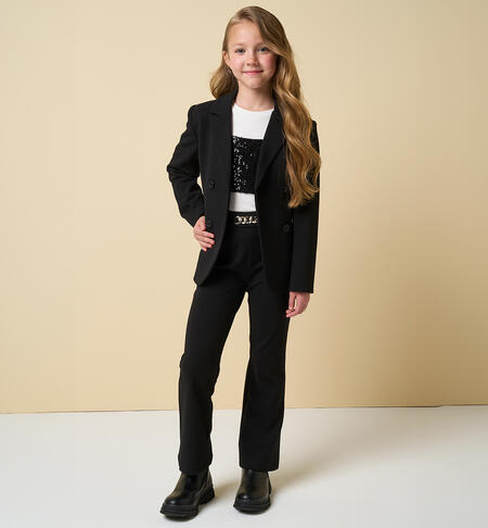 Elegant pants girl BLACK