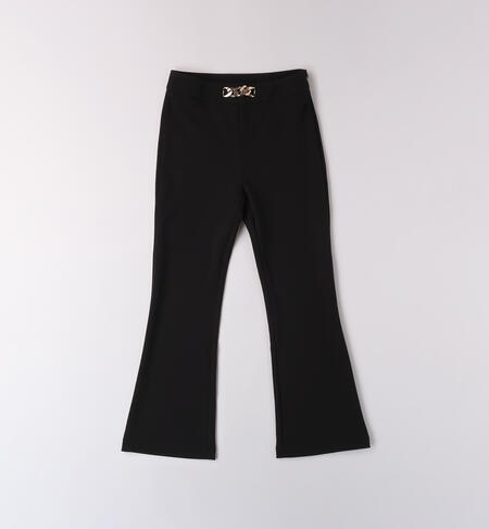 Pantaloni eleganti bambina NERO