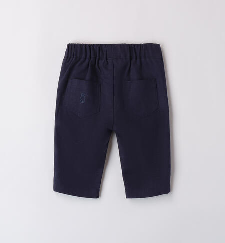 Elegant Newborn Trousers NAVY-3854