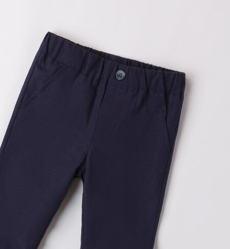 Elegant Newborn Trousers NAVY-3854