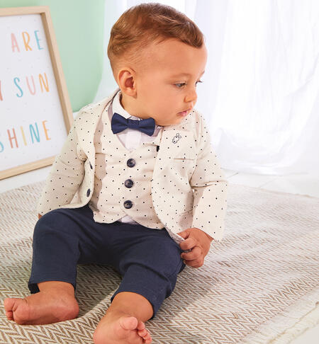 Elegant Newborn Trousers BLUE