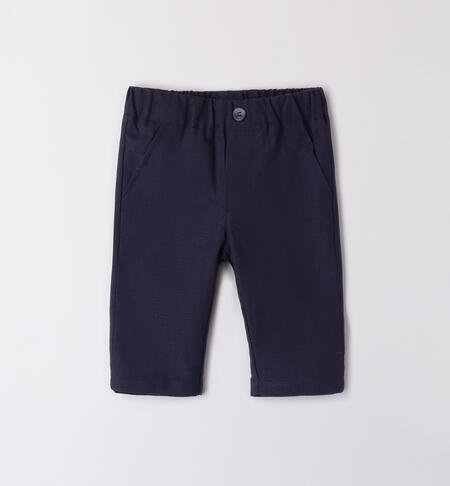 Elegant Newborn Trousers NAVY-3854