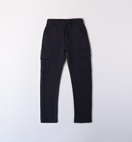 Pantaloni eleganti per ragazzo DARK NAVY-3896