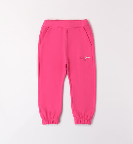 Sweat pants little girl FUXIA-2438