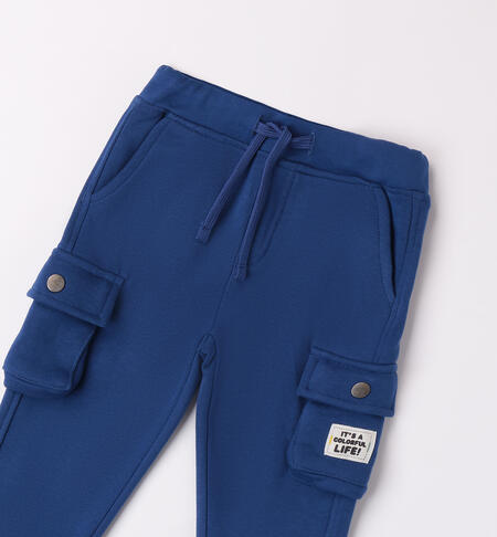 Pantaloni felpa bambino BLU-3646