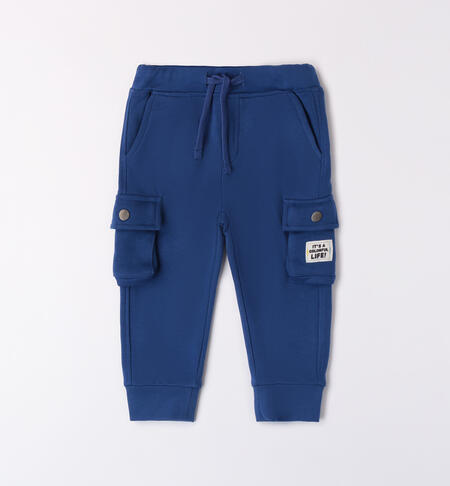 Pantaloni felpa bambino BLU-3646