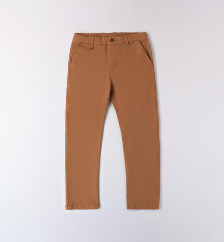 Pantaloni iDO per ragazzo MARRONE-0813