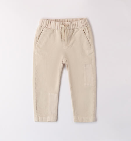 Pantaloni in cotone bambino
 BEIGE-0433