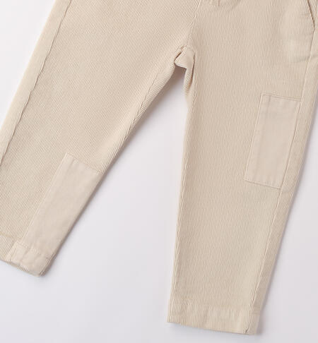 Pantaloni in cotone bambino
 BEIGE-0433