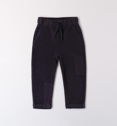 Pantaloni in cotone bambino BLU