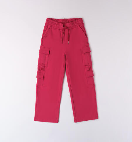 Girl's sweat pants RED