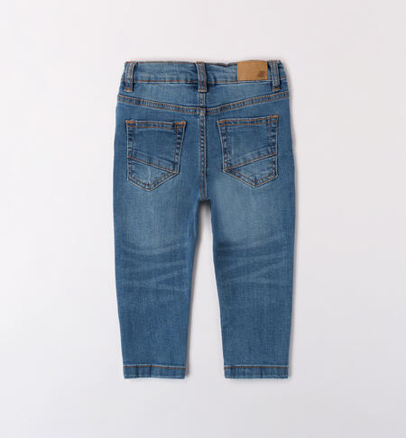 Pantaloni jeans bambino STONE WASHED CHIARO-7400