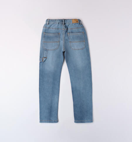 Pantaloni jeans ragazzo SOVRATINTO ECRU-7200