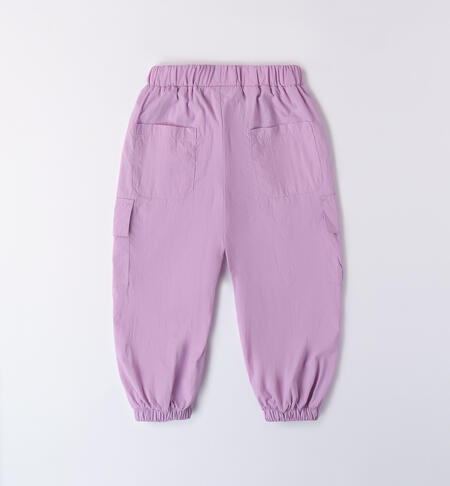 Pantaloni larghi bambina LILAC-3323