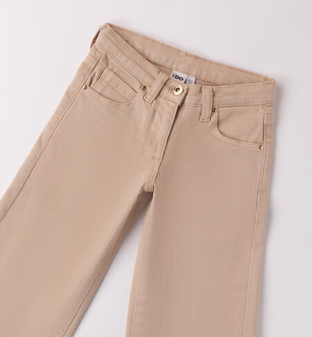 Girl's baggy pants BEIGE-0941