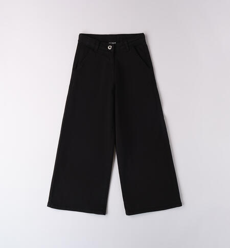 Loose pants for girl BLACK