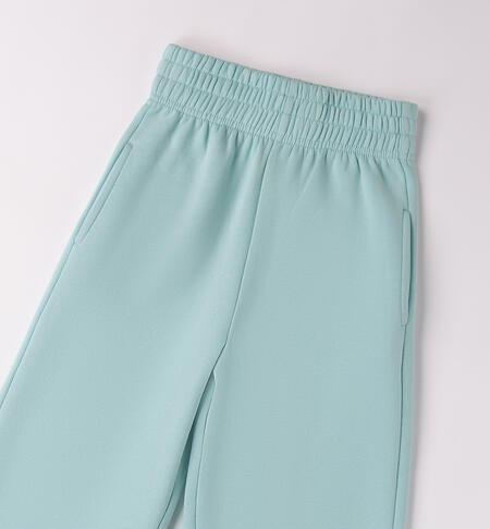 Unisex pattern pants DARK MINT-4143