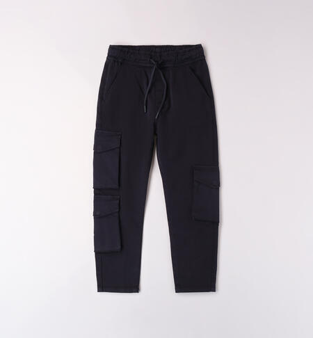 Boy's multi-pocket pants NAVY-3885