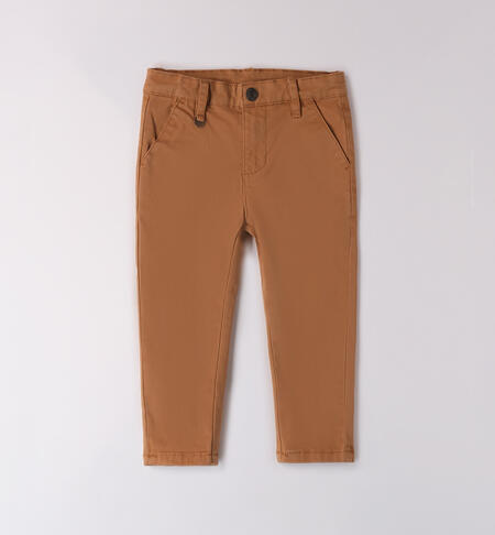 Pantaloni per bambino MARRONE-0813