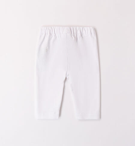 Baby boys' trousers BIANCO-0113