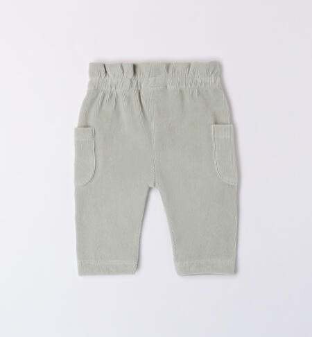 Baby Girl Pants VERDE SALVIA-4817