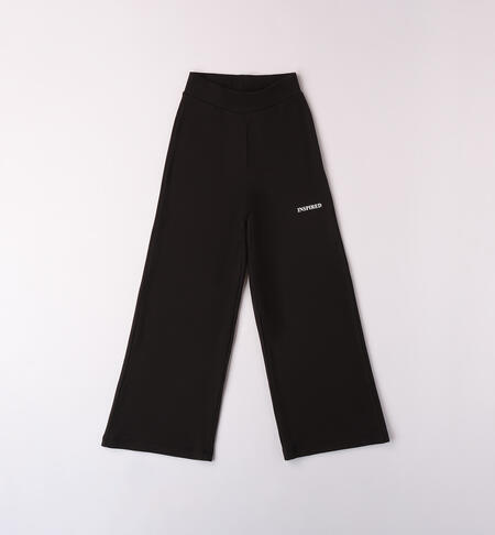 Loose pants for girl BLACK