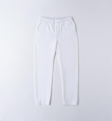 iDO boy's trousers WHITE