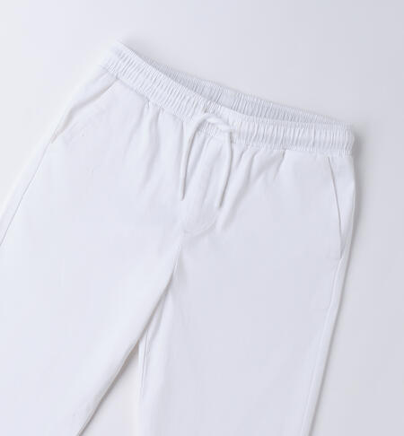 iDO boy's trousers BIANCO-0113