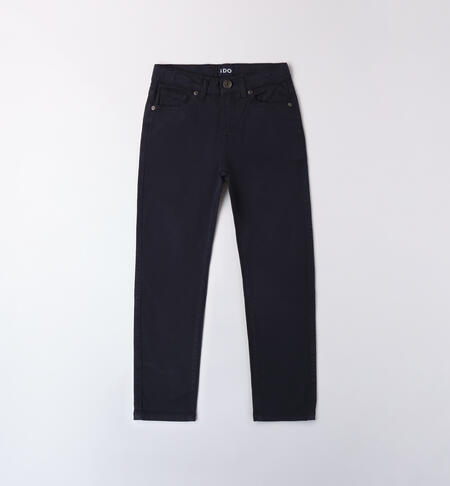 Pantaloni per ragazzo regular fit NAVY-3885