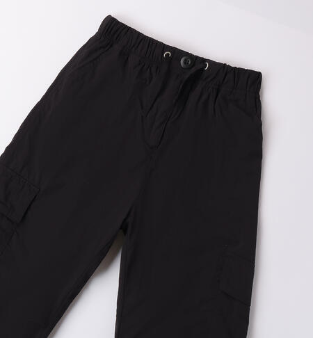 Loose fitting girl pants NERO-0658