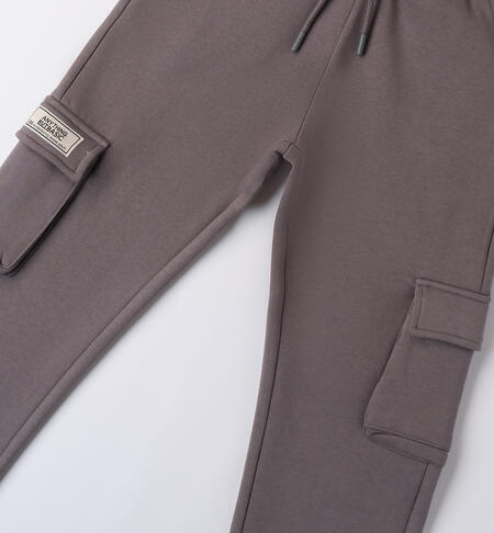 Pantaloni ragazzi modello unisex GRIGIO SCURO-0564