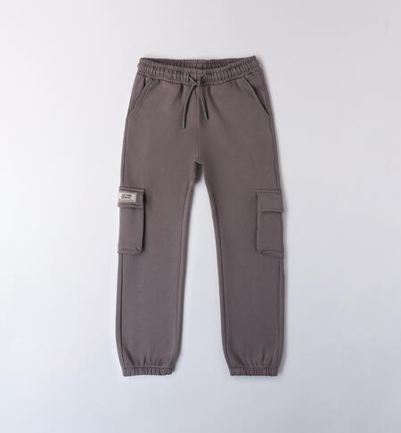 Pantaloni ragazzi modello unisex GRIGIO SCURO-0564