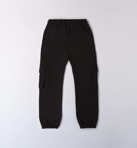 Pantaloni ragazzi modello unisex NERO-0658