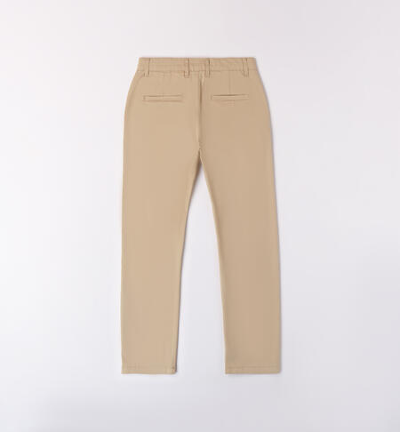 Pantaloni regular fit per ragazzo BEIGE-0731