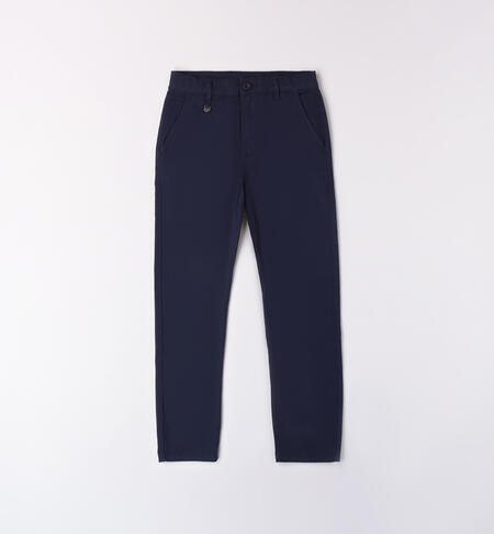 Pantaloni regular fit per ragazzo NAVY-3854
