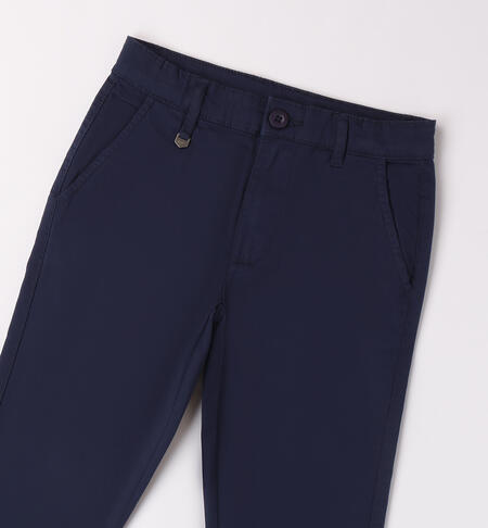 Pantaloni regular fit per ragazzo NAVY-3854