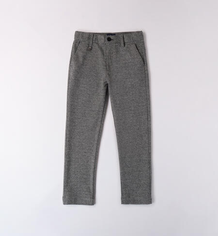 Regular pants for boy BLACK